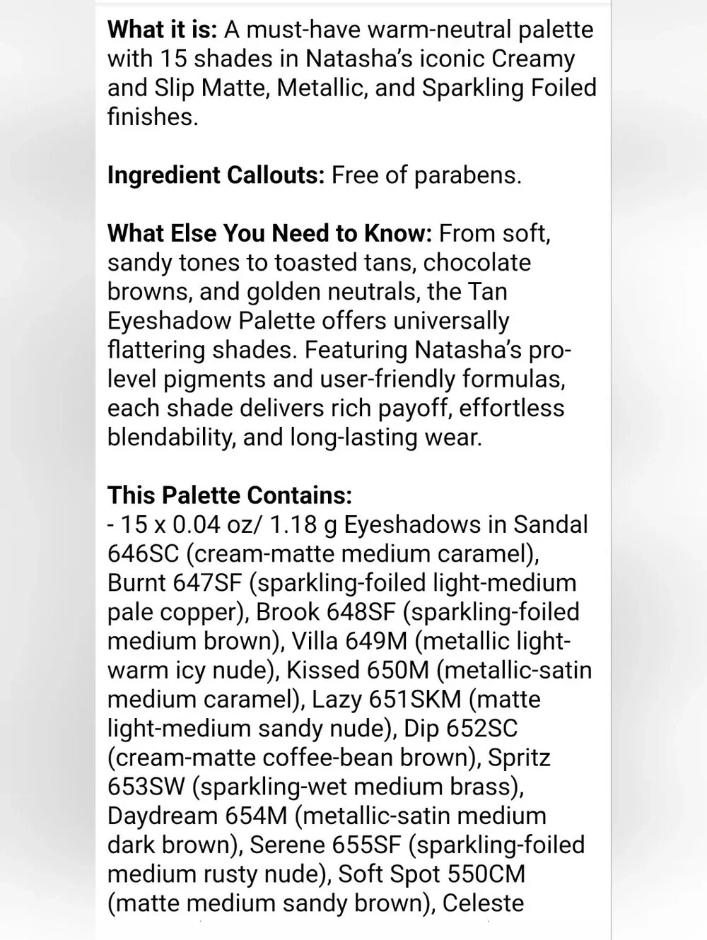 Natasha Denona I Need A Tan Palette